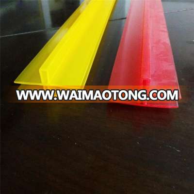 Tianqi professinal manufacturer extrusion plastic profile High quality T shaped abs or pvc wall and glassdoor joinner