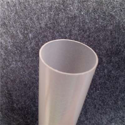 China manufacture extruded round hollow transparent polycarbonate  frost PC tueb for photograf equiment