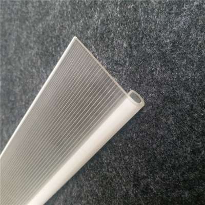 TianQi Acrylic irregular size led plastic extrusion light PMMA diffuser cover  for goods shelf