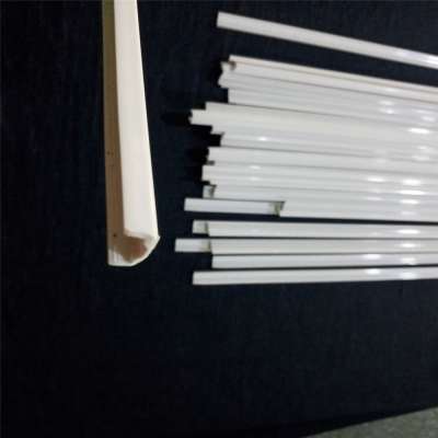 Tianqi professional manufacturer extrusion plastic white hard strip pvc profile for led light Insulation